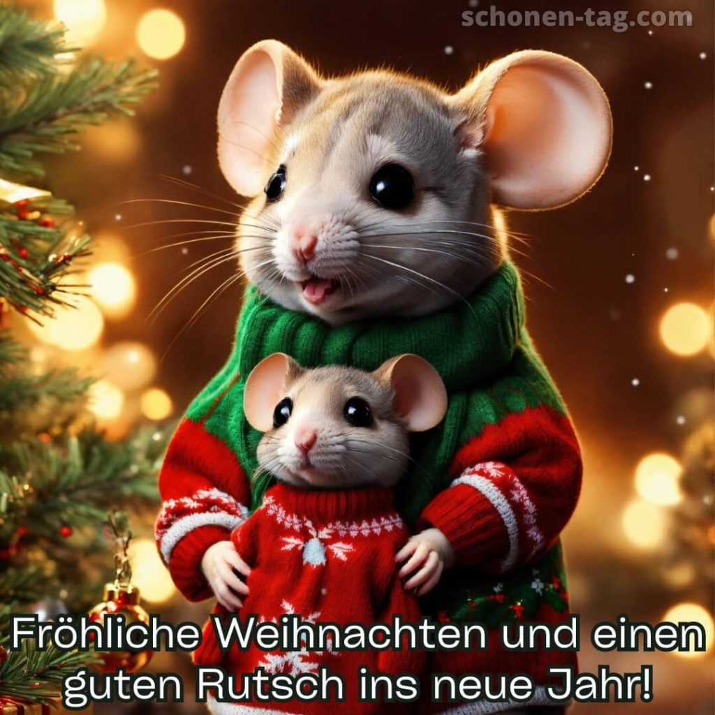 Frohe weihnachten lustige bild Mäuse kostenlos