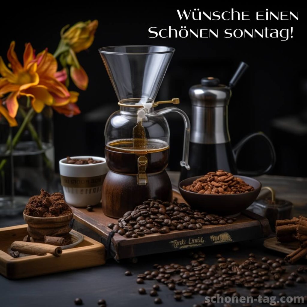 Kaffee sonntagsgrüße guten morgen sonntag bild schwarzer Kaffee kostenlos